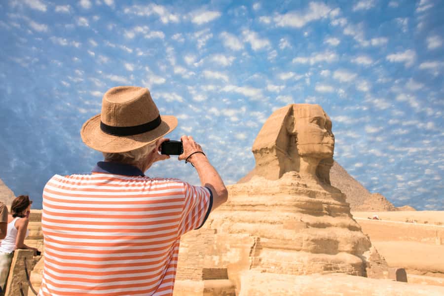 From Cairo: Pyramids of Giza, Sphinx, Saqqara & Memphis Tour - Giza Plateau: Great Pyramid views, Sphinx angle shots, and optional rides