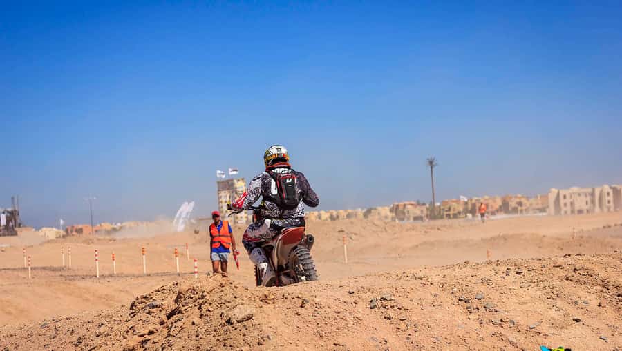 From Hurghada: El Gouna Quad and MX Bike Safari Tour - What happens at the start: pickup, arrival, briefing, and gear