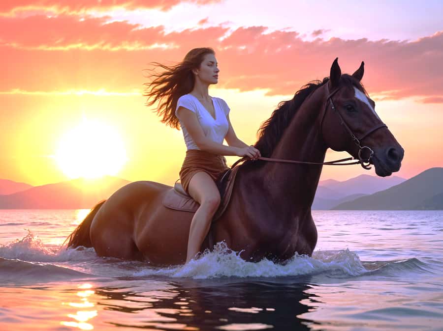 From Hurghada: Makadi Bay Horse Riding Tour - Makadi Bay Horse Riding: Desert Paths Meet Red Sea Calm