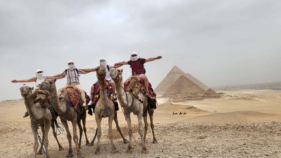 From Sharm El-Sheikh: Cairo's Pyramids: Full-Day By Flight - Lunch, refreshment breaks, and moving between stops