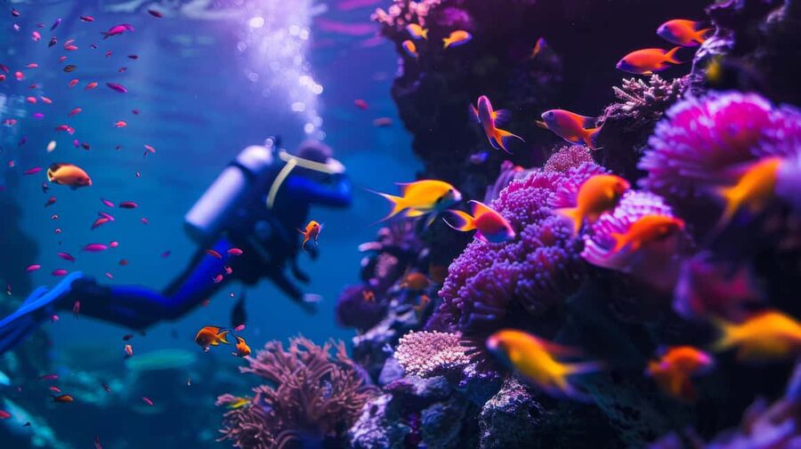 From Sharm: Ras Muhammed & White Island By Boat & intro Dive - Food, drinks, and comfort on a long boat day
