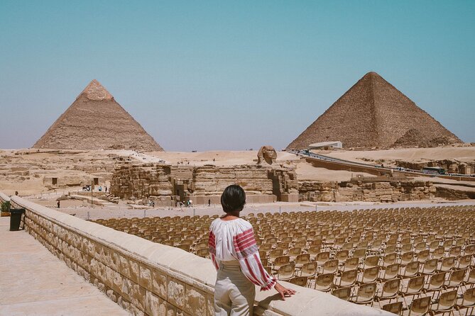 Full-Day Tour of Giza, Saqqara & Memphis –Ancient Egypt Discovery - Giza pyramids and the Sphinx: your best photo and wow factor