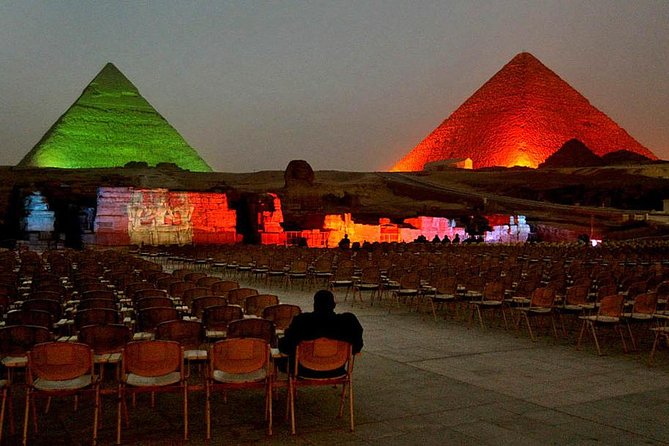 Full Day Tour to Pyramids of Giza, Saqqara Step Pyramids & Sound and Light Show - Sound and Light at Giza: The Story Comes Alive After Dark