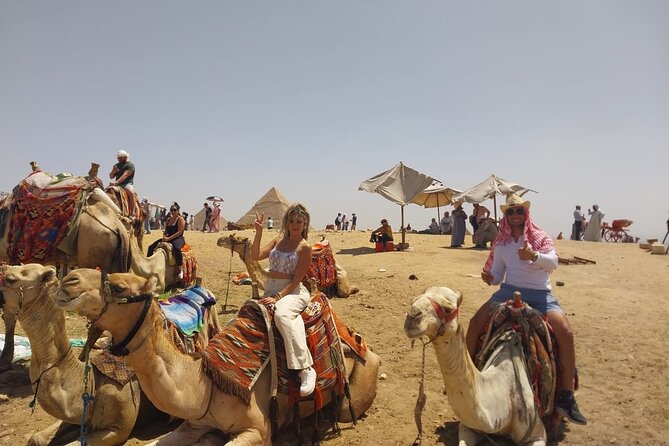 Giza Pyramids, Camel Ride, ATV and Shopping Tour w/ Dinner Cruise - Camel Ride Near the Pyramids: Short, Classic, and Easy to Fit In