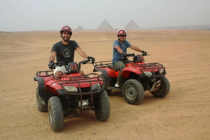 Giza Pyramids private tour, ATV bike, Lunch, Camel ride, shopping - ATV/4WD Through the Sand Dunes: The Part Most People Remember