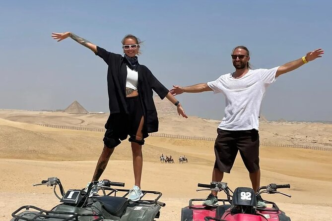 Giza Pyramids private tour, ATV bike, Lunch, Camel ride, shopping - Pickup, Time, and the Value of a Private Guide