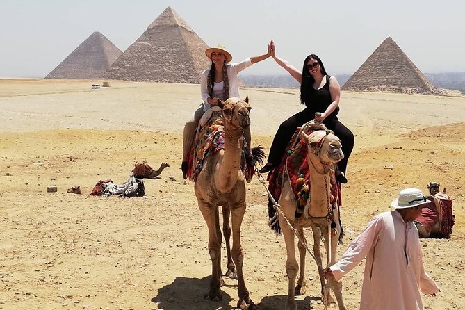 Giza Pyramids, Ride a Camel, Sphinx, Egyptian Museum& Bazaar, Lunch is included. - Egyptian Museum time: what’s included and what may cost extra