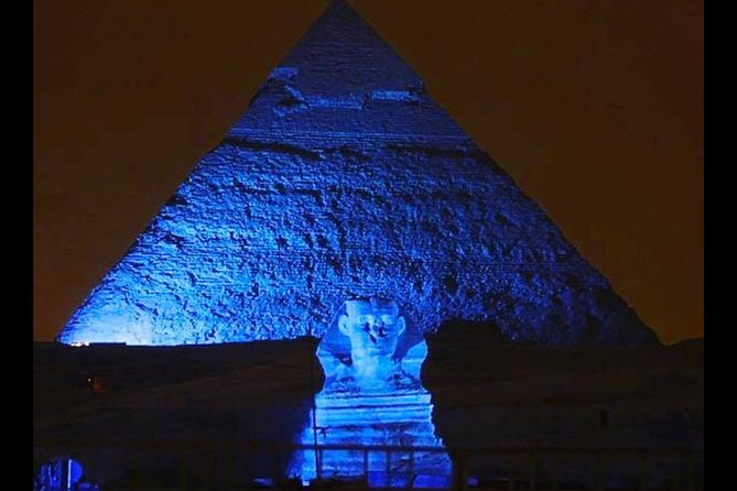 Giza Pyramids Sound & Light Show At Night - Snacks bag and bottled water: the included comforts to count on