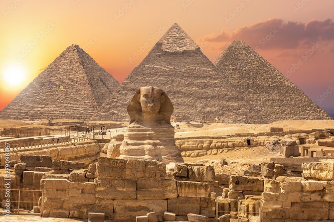 Giza pyramids, Sphinx, and the big museumum - Giza Pyramids and the Cheops Pyramid’s Big Ideas of Raa