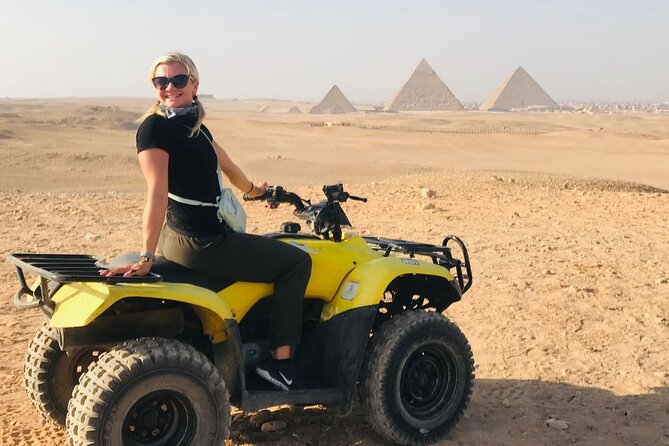 Giza pyramids, Sphinx, ATV bike, Lunch,Camel ride, Dinner cruise& shopping tour - Quick take: what you should expect