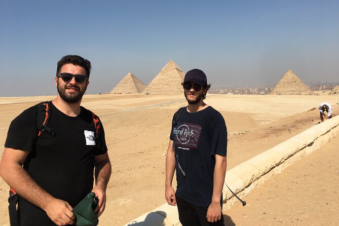 Giza Pyramids, Sphinx, Sakkara Pyramid with Camel ride & Shopping - Giza Plateau, Great Pyramid, and Khafre’s Pyramid, in a smart rhythm