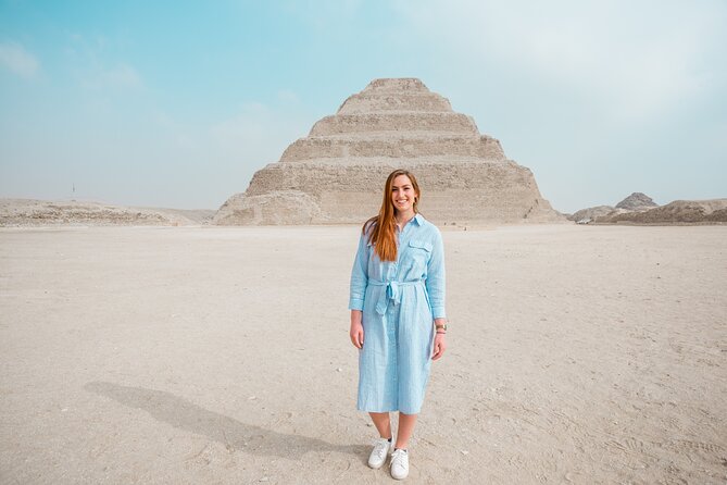 Giza Pyramids, Sphinx, Saqqara and Memphis Full-Day Cairo Tour - Stop 1: Saqqara and the Step Pyramid of Djoser