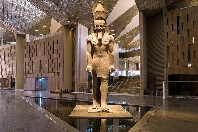 Grand Egyptian Museum, Grand staircase, New Galleries, and lunch. - Newly Opened GEM Galleries: 18 Halls, 8,000+ Artifacts, and Two Eras Together