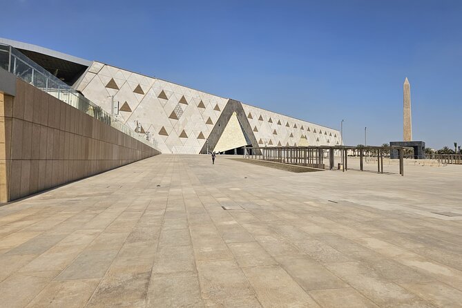 Grand Egyptian Museum, Grand staircase, New Galleries & lunch - Zooba lunch inside GEM: choose your comfort food, then reset