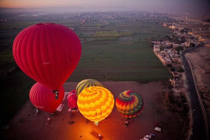 Guided Hot Air Balloon Tour in Luxor - Stop 2 at the balloon site: safety briefing, pilot intro, and lift-off