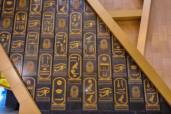 Guided tour to the Grand Egyptian Museum Giza Pyramids with Lunch - Giza Pyramids route: Khufu, Chephren, Valley Temple, and the Sphinx close-up