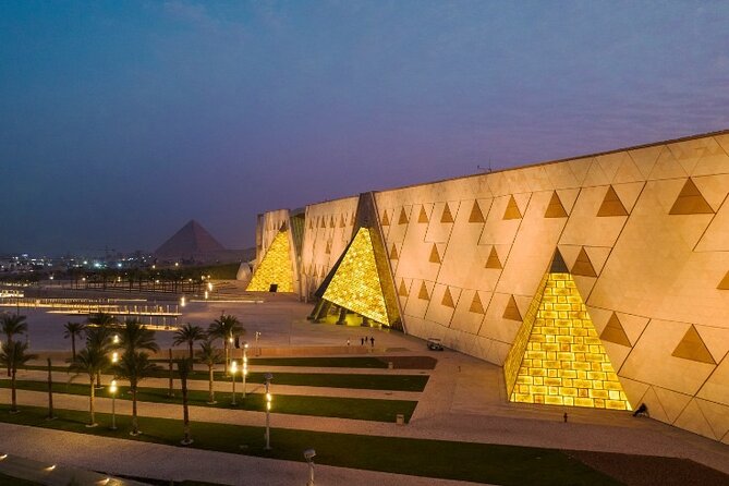 Guided tour to the Grand Egyptian Museum Giza Pyramids with Lunch - Lunch on King Faisal Street: koshary or shawerma, included when you choose it