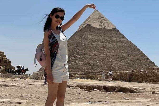 Half day Giza pyramids and Sphinx tour with an Egyptologist - Stop 4, panoramic view area: photos and trick shots that actually work