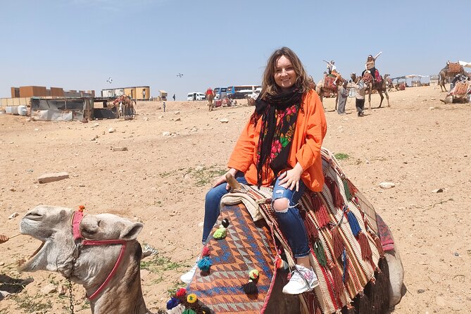 Half day Pyramids of Giza and Sphinx with Camel ride - Great Sphinx time: close-up views and Khafre context