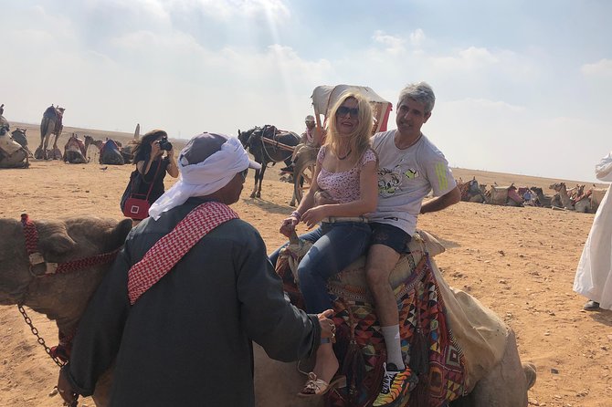 Half dayTour Pyramids of Giza Sphinx including Camel ride - Guide Quality: Why Tito and Mostafa Nabil Come Up