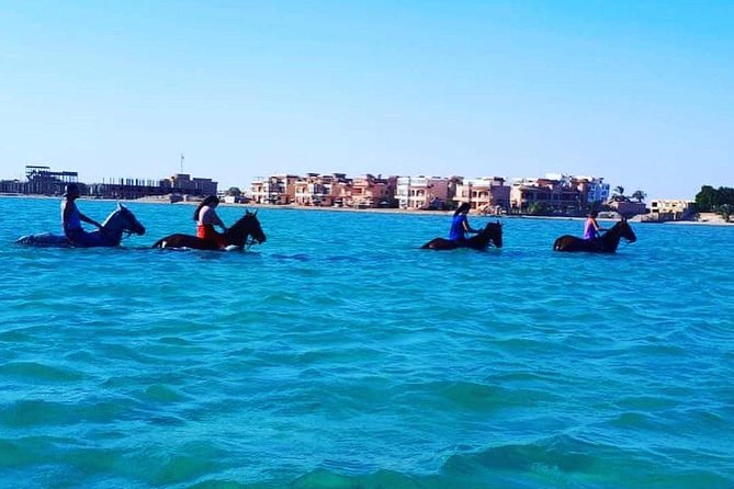 Horse Riding Tour Two Hours Sun & Sea With Transfer - Hurghada - Safety Setup: Helmet, Equipment, and Instructor Control