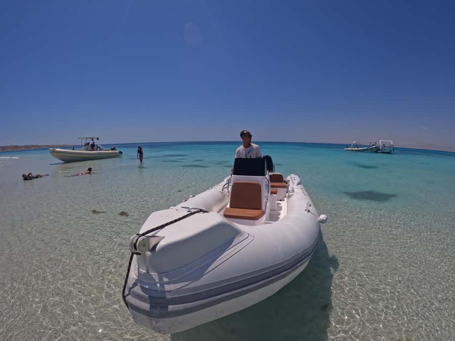 Hurghada: 4 Island Hopping Tour Dolphin, Snorkeling & Lunch - Snorkeling Stops in the Red Sea: Coral, Fish, and the Surprise Extras