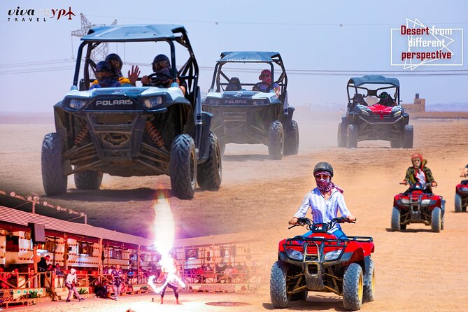 Hurghada Adrenaline Safari: ATV, Buggy, Camel, Dinner & Show - Bedouin Village Stop: Tea, Flatbread, and the Camel Ride People Rate Highly