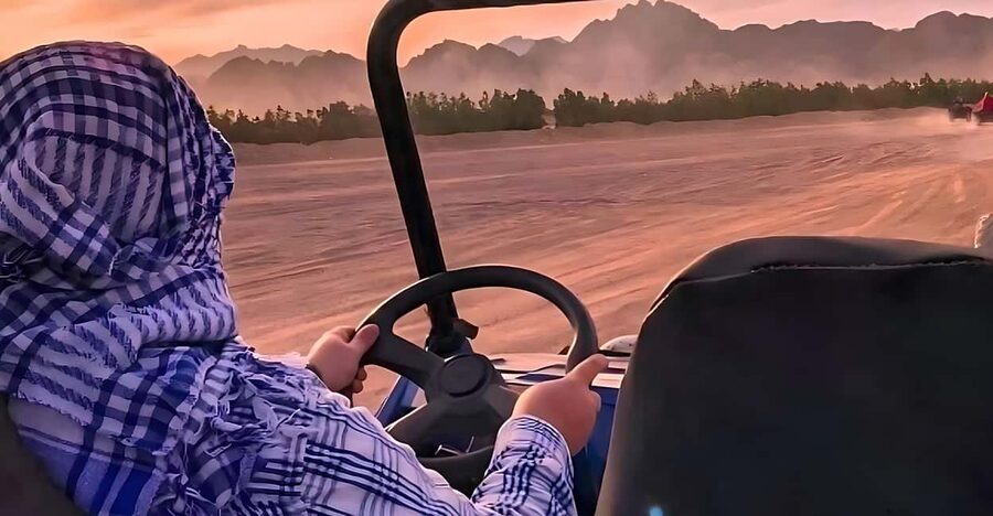 Hurghada: ATV Quad, Jeep and Buggy Safari with BBQ Dinner - ATV Quad Ride With a Test Drive and a Helmet