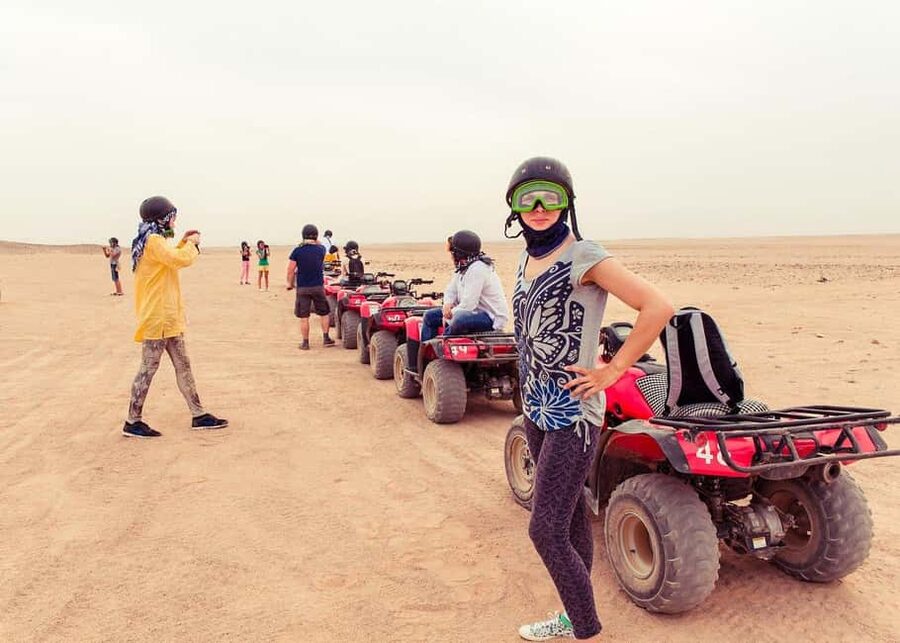 Hurghada: Desert Quad Bike and Buggy Adventure with Transfer - Bedouin Village Stops: Tea, Bread Baking, and Camel Ride Reality Check
