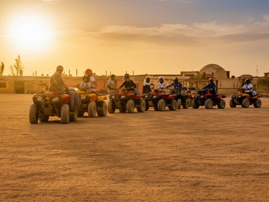 Hurghada: Desert Quad Bike Camel Ride with Optional GoPro - Hurghada pickup and getting to the quad base without stress