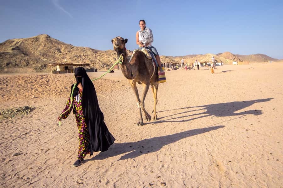 Hurghada: Desert Quad Bike Camel Ride with Optional GoPro - Sunset option: Oriental dinner, live show, and stargazing at the desert’s pace