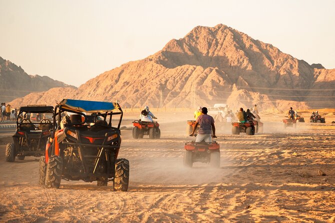 Hurghada Desert Safari Experience, ATV Quad, Camel Ride & Dinner - Getting Oriented at the Safari Station, Then Hitting the Dunes