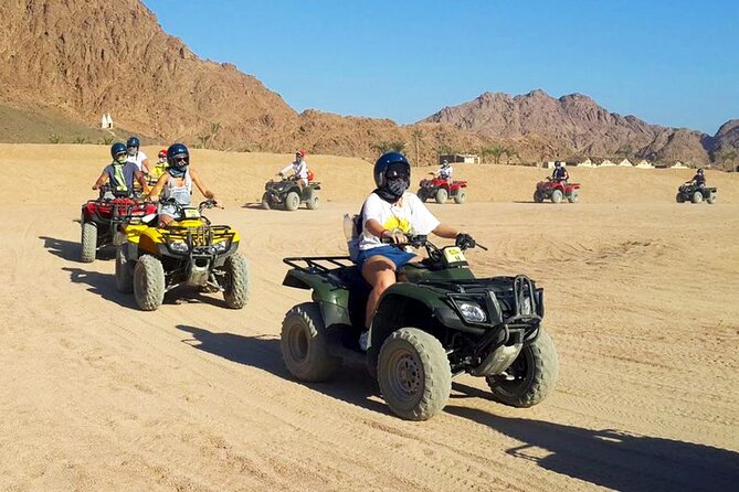 Hurghada Desert Safari Experience, ATV Quad, Camel Ride & Dinner - Open-Air Dinner, Sunset Views, and a Traditional Show