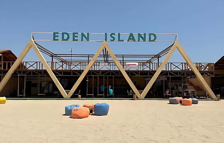 Hurghada:Eden Island Full-Day Trip with Water sports & Lunch - Your 1.5 hours on Eden Island: beaches, swimming, and time management