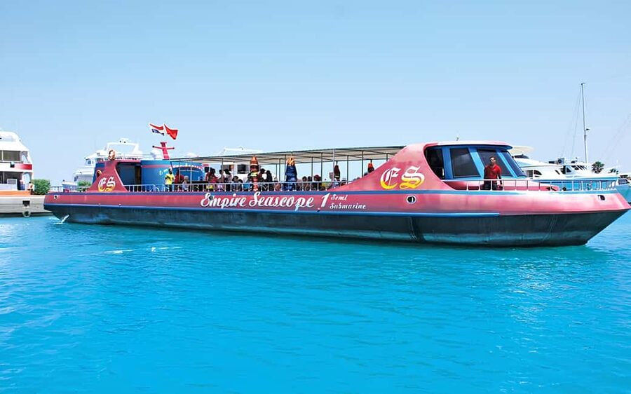 Hurghada: Empire Submarine Boat Trip with Snorkel and Drinks - Underwater Windows: Spot Coral and Fish Without Getting Wet