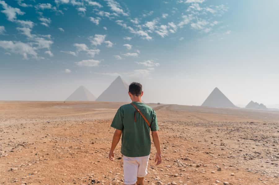 Hurghada: Grand Egyptian Museum, Pyramids & Sphinx Day Tour - Giza Pyramids tour: the best first-stop for first-timers