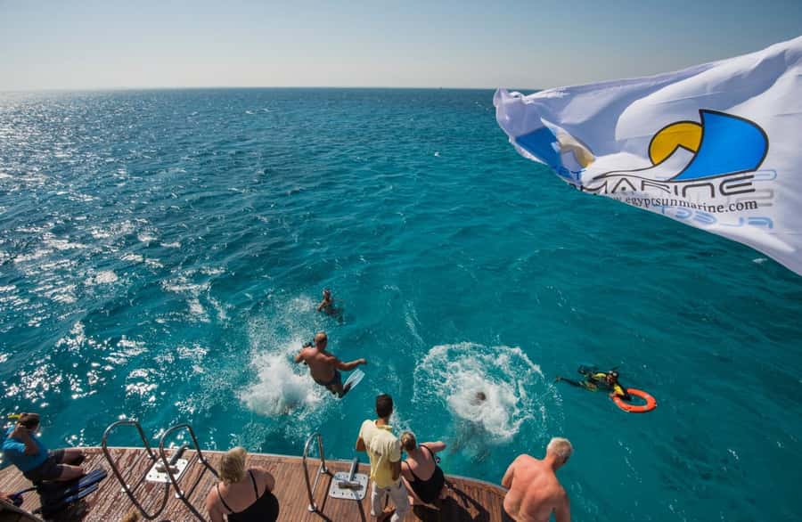 Hurghada: Luxury Orange Bay Cruise with Lunch and Pickup - Hurghada Marina start: finding Egypt Sunmarine Fleet fast