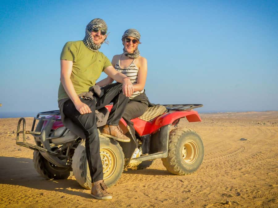 Hurghada: Morning Quad Bike & ATV Adventure Along a Red Sea - The included camel ride: quick photos and how to upgrade