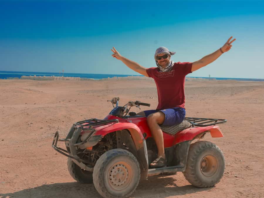 Hurghada: Morning Quad Bike & ATV Adventure Along a Red Sea - Sunrise at 5:00 AM with Oriental breakfast