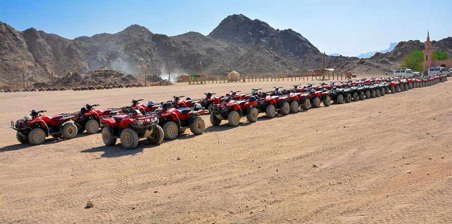 Hurghada: Morning Quad Bike Tour, Camel Ride and Transfer - The 2-Hour Quad Bike Ride: Scenic Stops Without the Chaos