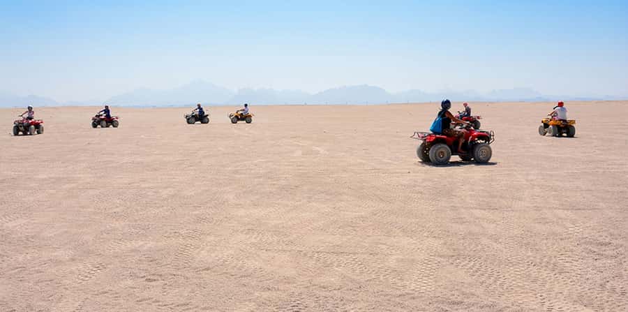 Hurghada: Morning Quad Bike Tour, Camel Ride and Transfer - Sunset Option: Oriental Dinner, Show, and Stargazing