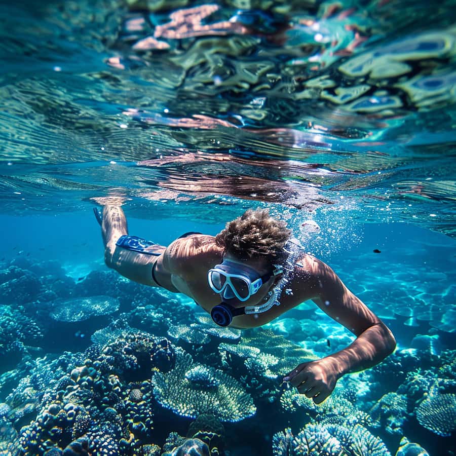 Hurghada: Orange Bay Island Boat Trip w/ Breakfast and Lunch - Two Snorkeling Stops in the Red Sea, With Real Safety Support