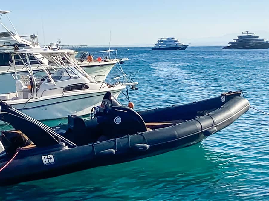 Hurghada: Orange Bay & Magawish Island Speedboat with Lunch - The speedboat ride: fast, fun, and also the reason you should pack for sun