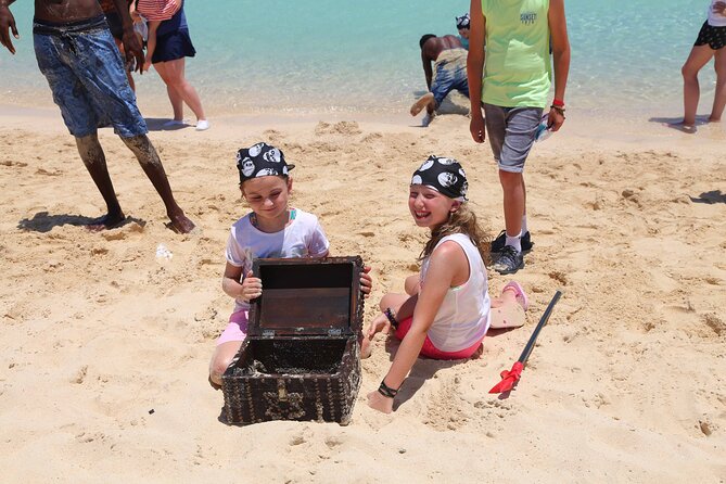Hurghada Pirates sailing boat to Orange bay & Buffet Lunch - Buffet Lunch Onboard: Seafood Soup, Salads, and Fruit