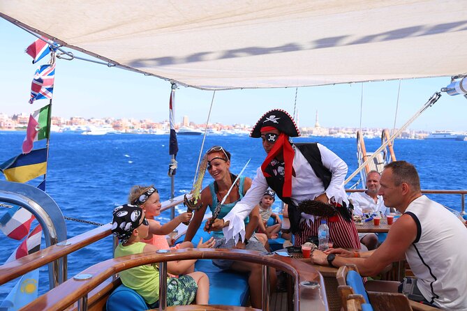 Hurghada Pirates sailing boat to Orange bay & Buffet Lunch - Pickup, Transfers, and the Smoothness Factor