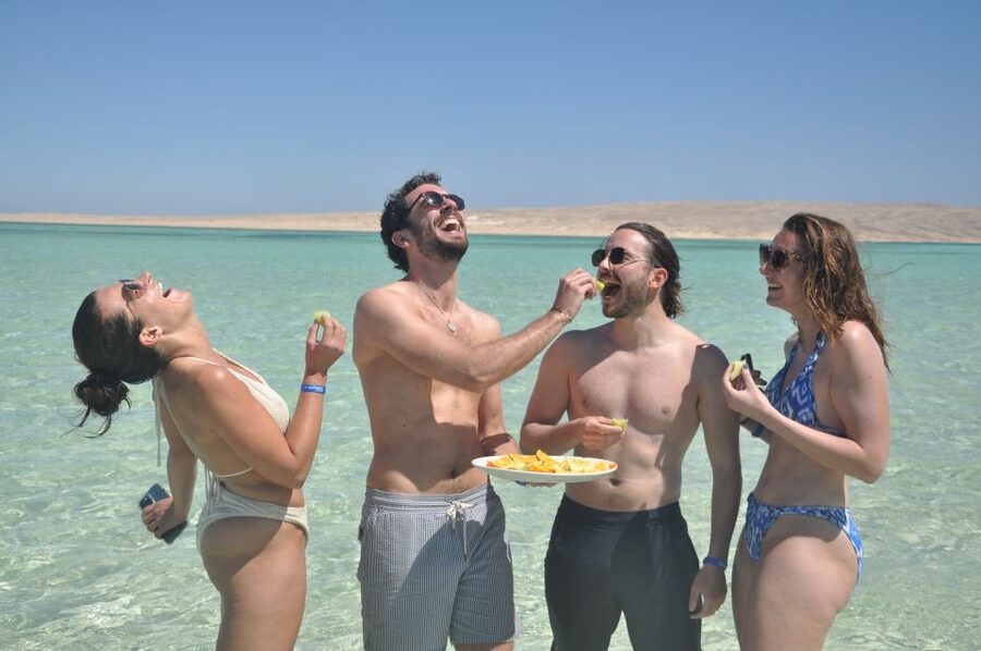 Hurghada: Private Speedboat Adventure with Snacks & Pick-up - On-board comfort: shaded speedboat, shower, and snack timing