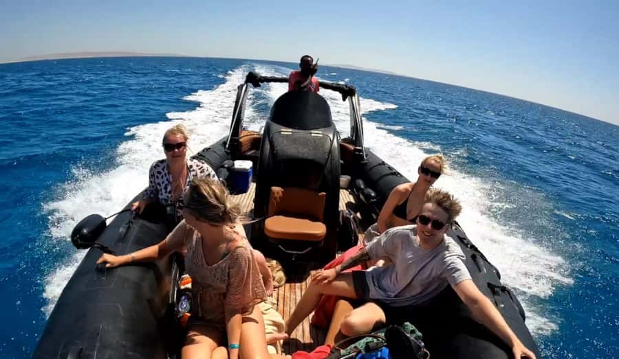 Hurghada: Private Speedboat to Dolphin House with Pickup - The Dolphin House small reef stop: snorkel time built around dolphins