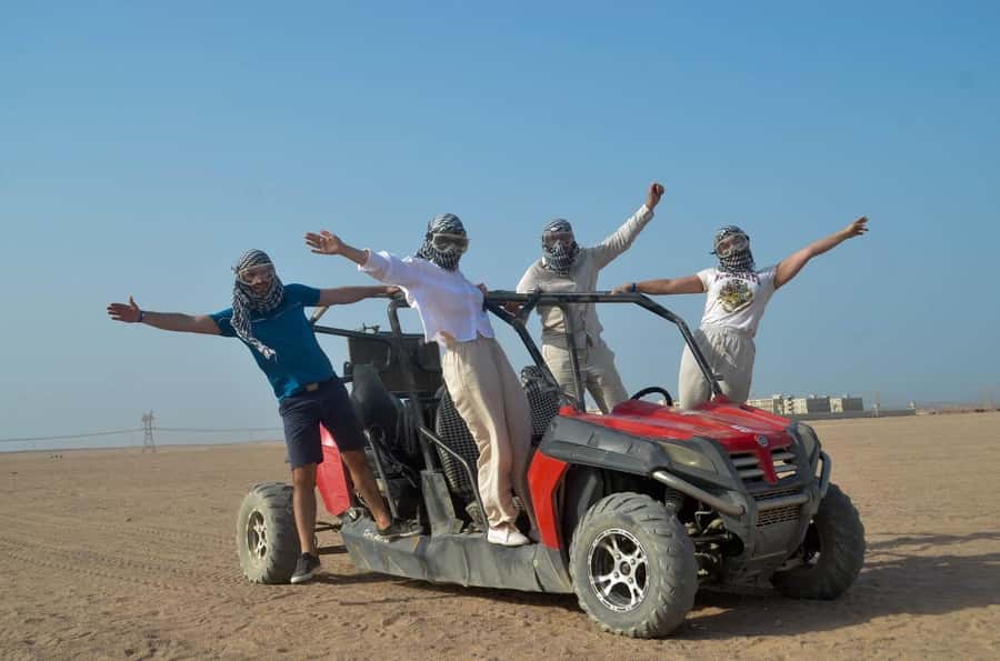 Hurghada: Quad Bike, Buggy, and Camel Ride & Bedouin Village - Hotel Pickup, Welcome Drink, and the Briefing That Actually Matters