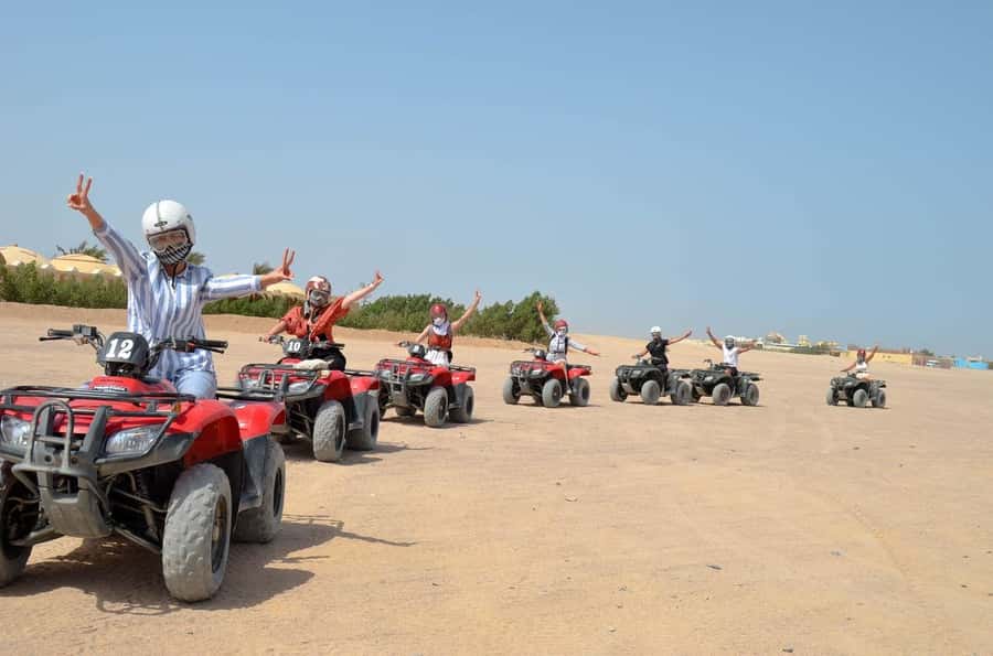Hurghada: Quad Bike, Buggy, and Camel Ride & Bedouin Village - Buggy Driving for 15 Minutes, the Fun Second Act