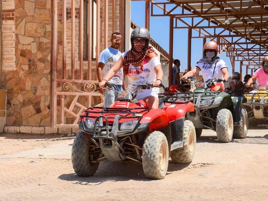 Hurghada: Quad Bike Tour of the Desert and Red Sea - The desert ride itself, bumpy in the right way